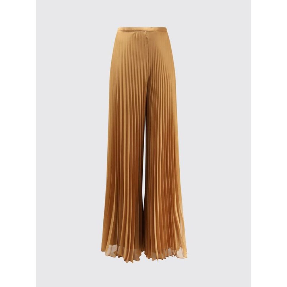 Max Mara Pianoforte Women Criªpe Wide-Leg Pleated Trousers Max Mara Pianoforte